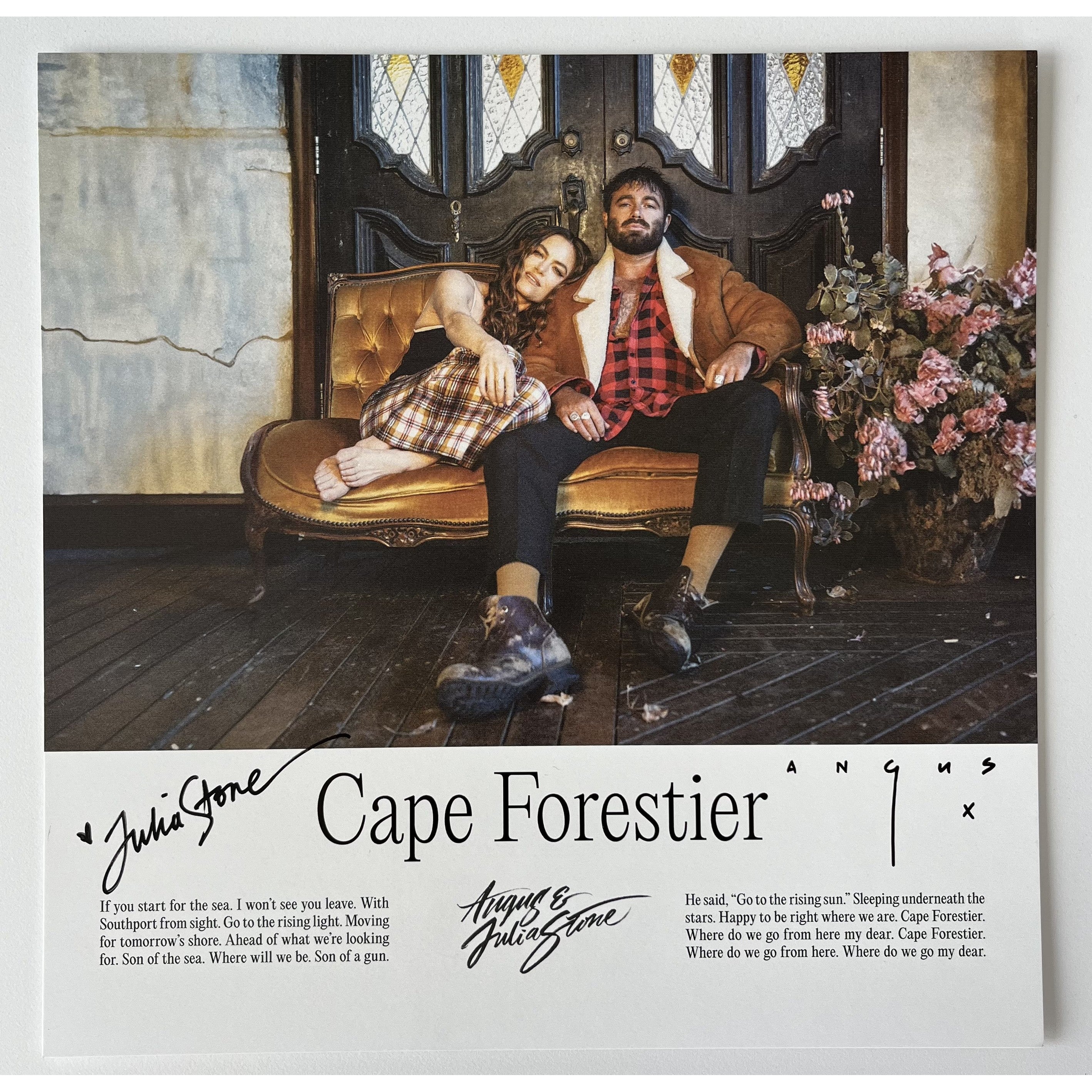 Angus & Julia Stone Cape Forestier CD Digi + signed Card 358459
